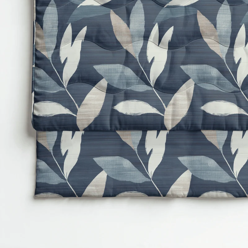 Zelesta Pure Design Baumwolle Bettdecke - Dark Leaves