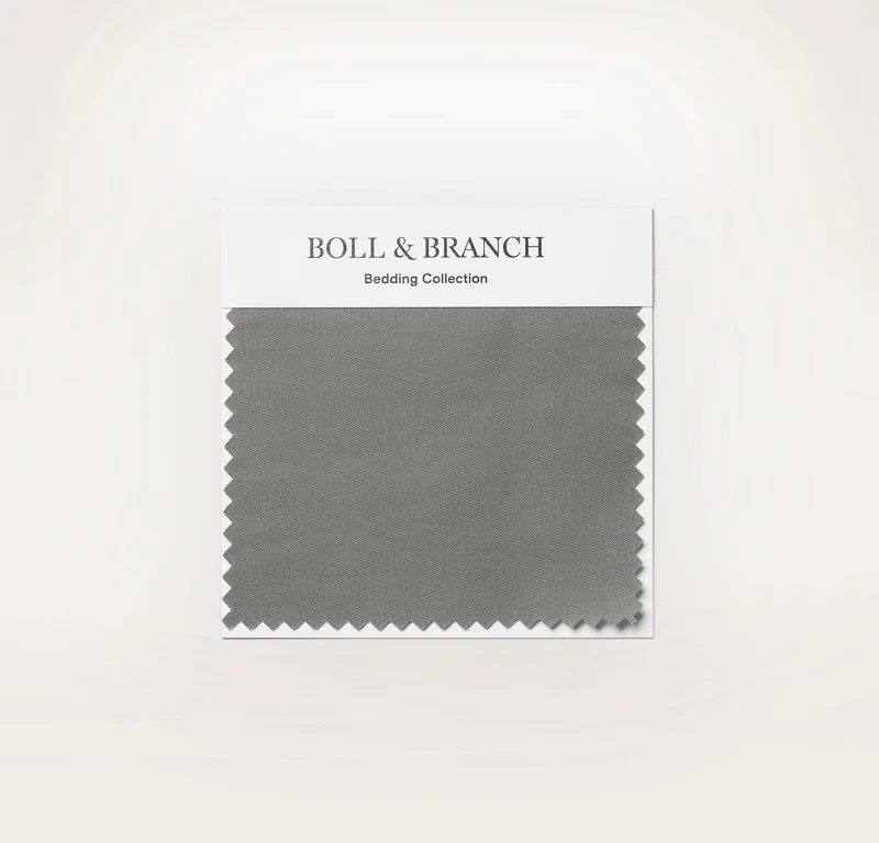 Signature Hemmed Fabric Swatch - Stone
