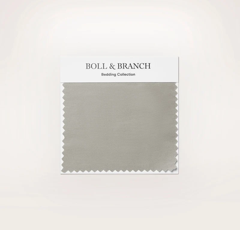 Signature Hemmed Fabric Swatch - Pewter