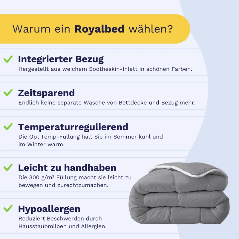 Zelesta Everyday Uni Bettdecke - Anthrazit