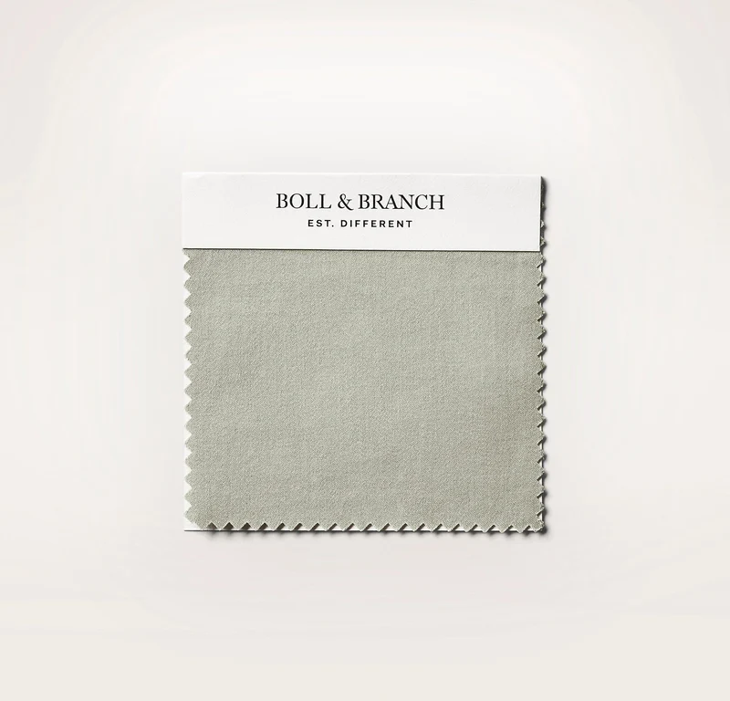 Signature Hemmed Fabric Swatch - Sageleaf