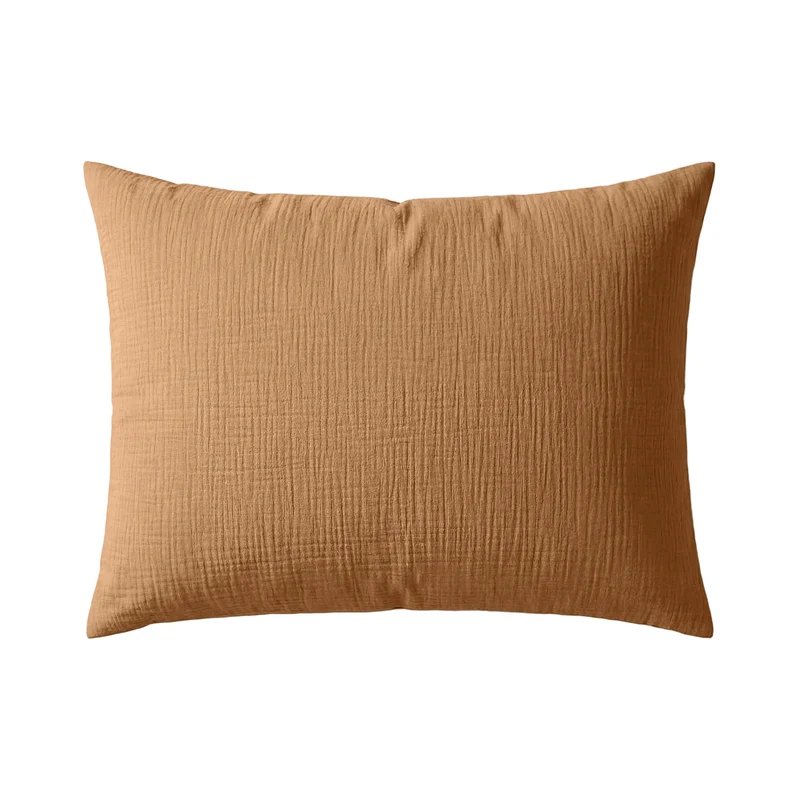zailistade.comluxe Baumwolle Musselin Kissenbezüge Set von 2 - Terra