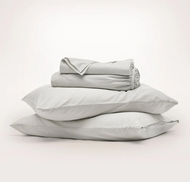 Signature Vintage Washed Sheet Set - Vintage Mist