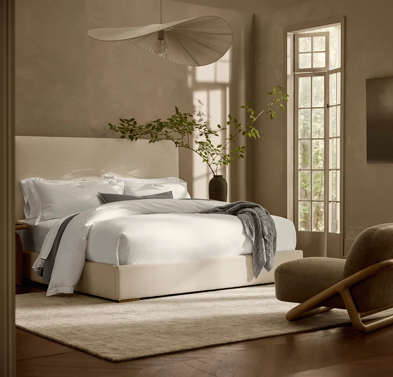 Signature Hemmed Duvet Set - White