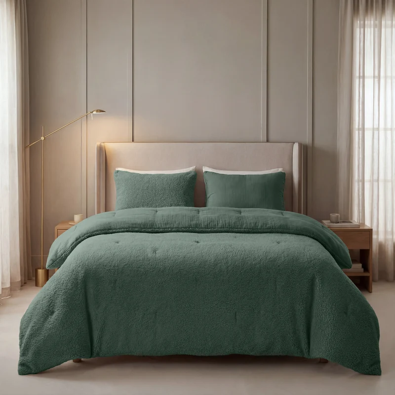 Zelesta Teddy Baumwolle Musselin - Green