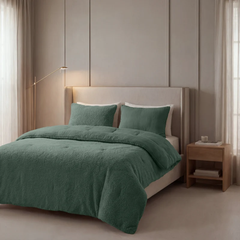 Zelesta Teddy Baumwolle Musselin - Green
