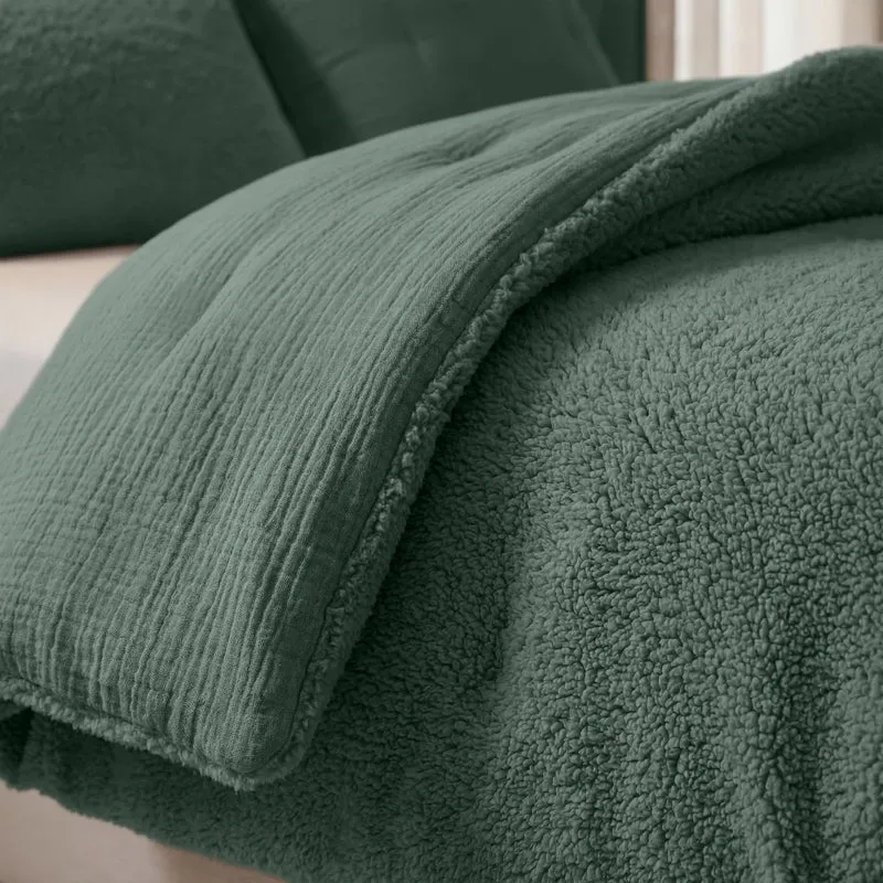 Zelesta Teddy Baumwolle Musselin - Green