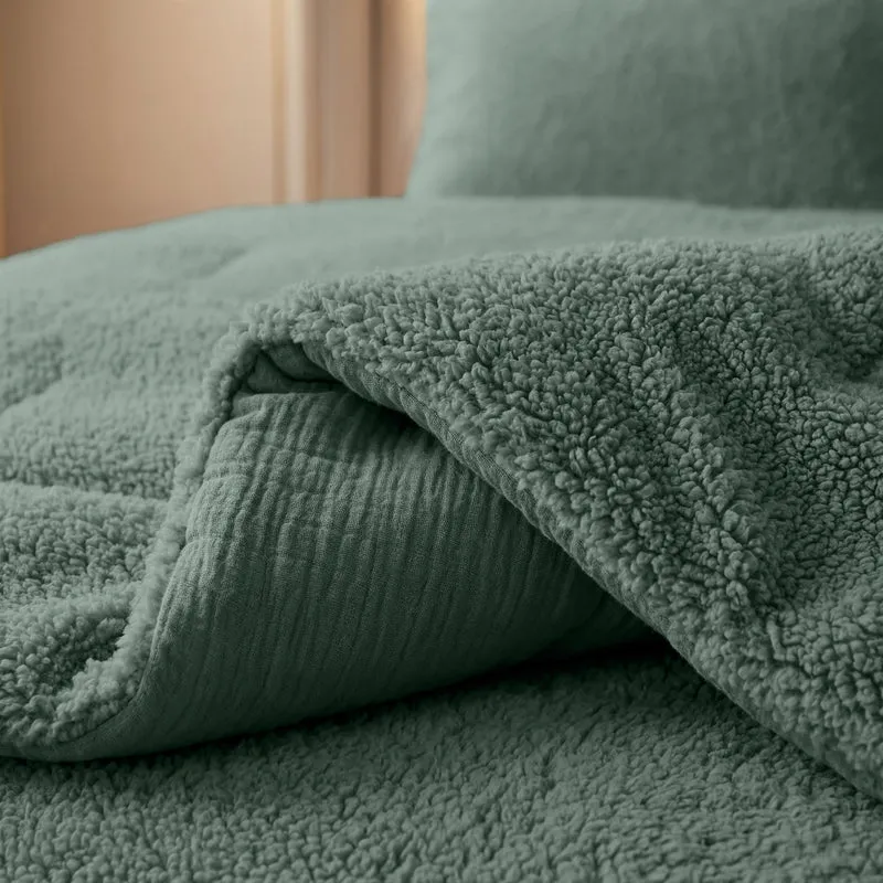 Zelesta Teddy Baumwolle Musselin - Green