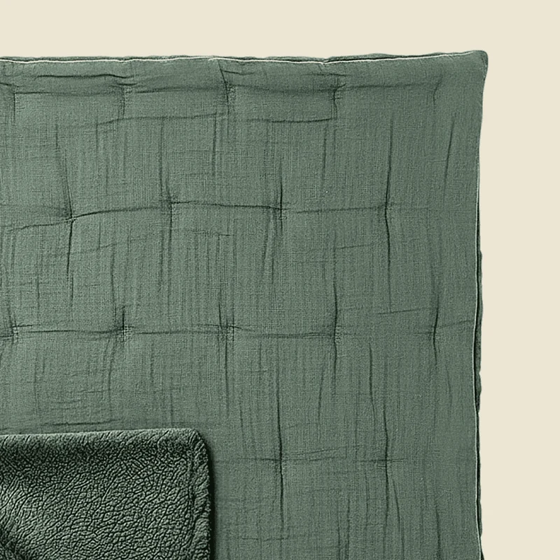 Zelesta Teddy Baumwolle Musselin - Green