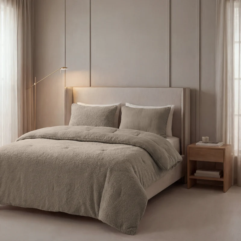 Zelesta Teddy Baumwolle Musselin - Taupe