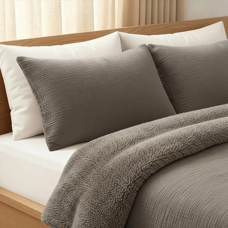 Zelesta Teddy Baumwolle Musselin - Taupe