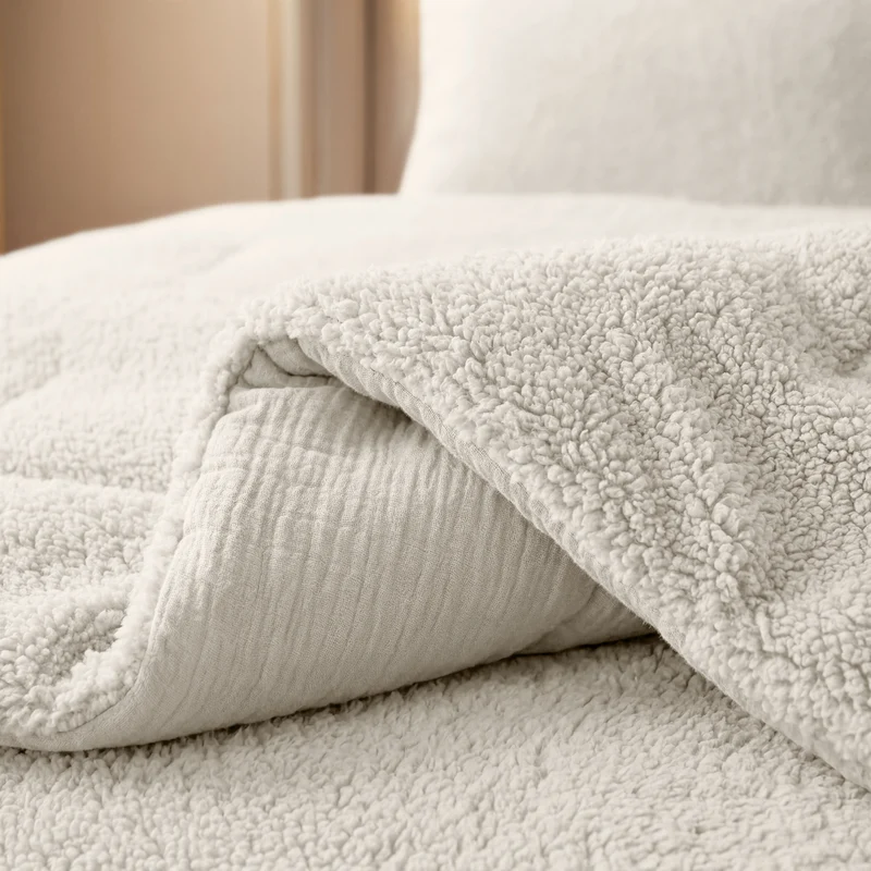 Zelesta Teddy Baumwolle Musselin - Beige