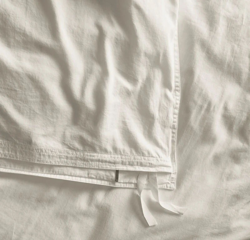 Signature Vintage Washed Duvet Set - Vintage White