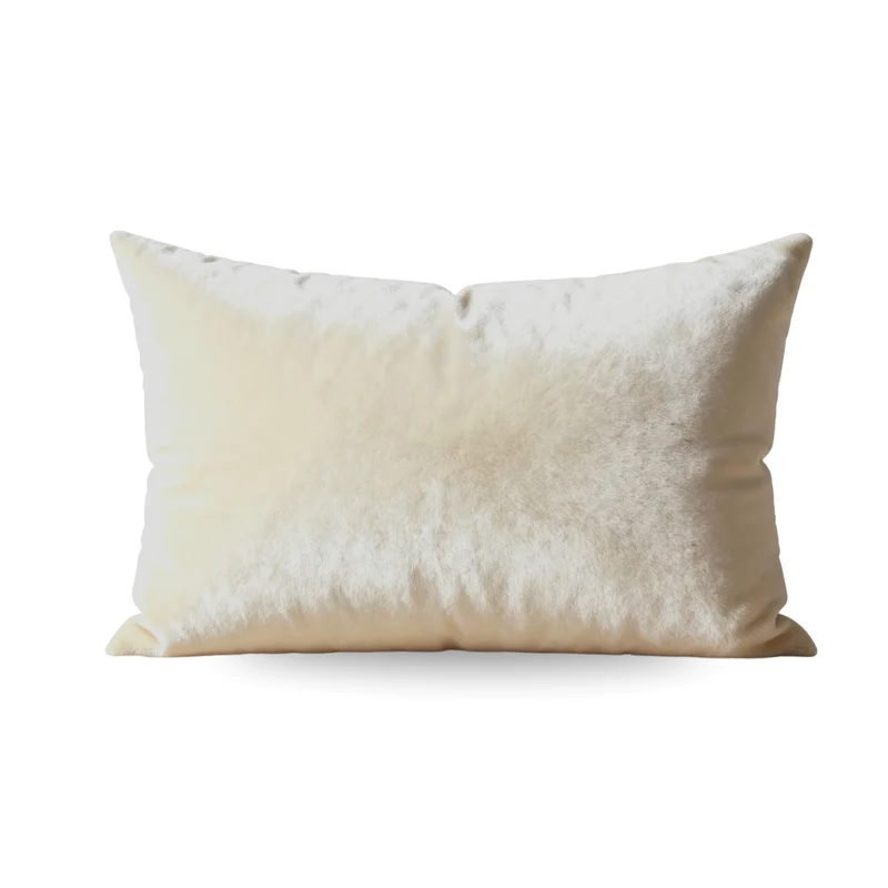 Zelesta Flanel Uni Kissenbezüge Set von 2 - Beige