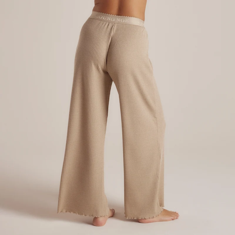 Soft Waffle Pyjama Broek - Nerts