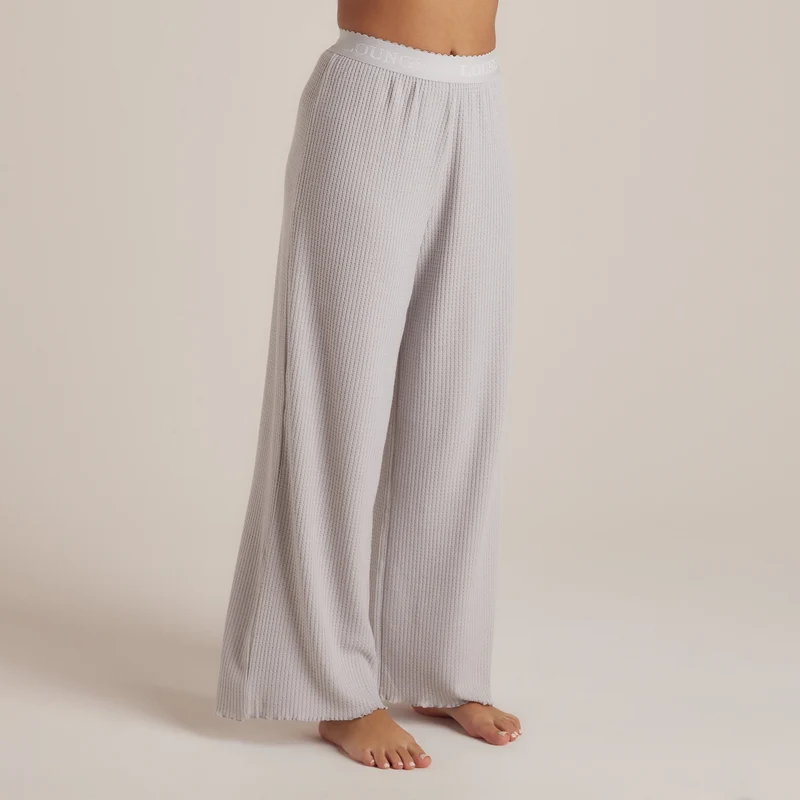 Soft Waffle Pyjama Broek - Frost