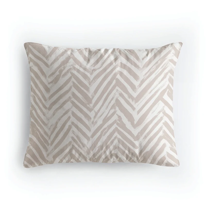 Zelesta Pure Design Baumwolle Kissenbezüge Set von 2 - Ethnic Cream