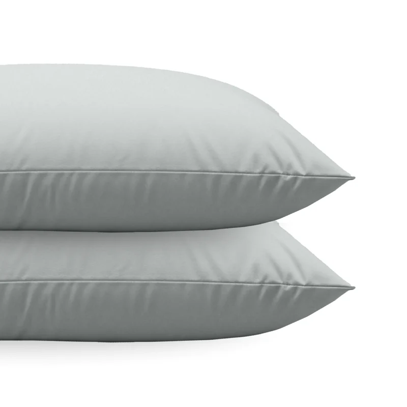 Zelesta Comfort Uni diamond Kissenbezug Set von 2 – Grau-Blau