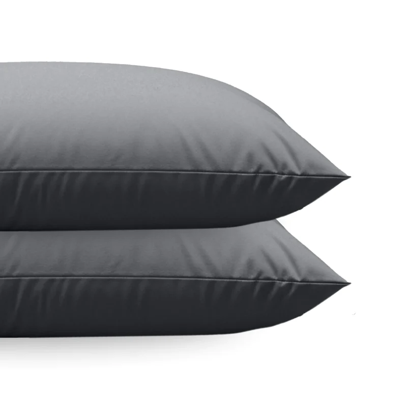 Zelesta Comfort Uni diamond Kissenbezug Set von 2 – Anthrazit