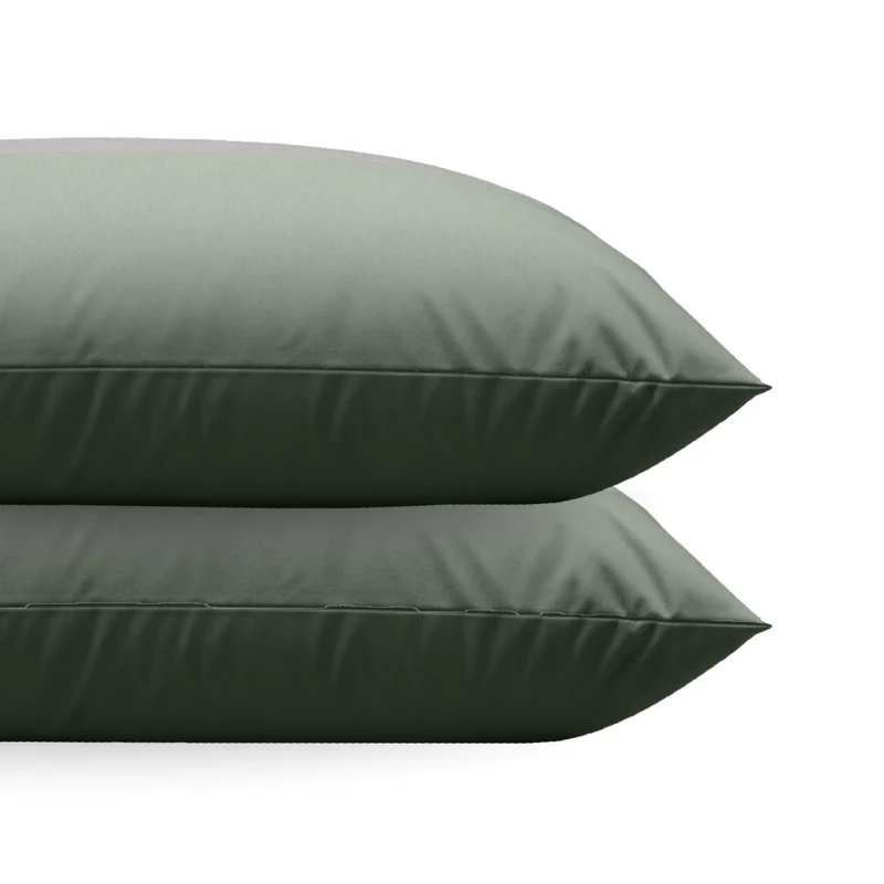 Zelesta Comfort Uni diamond Kissenbezug Set von 2 – Grün