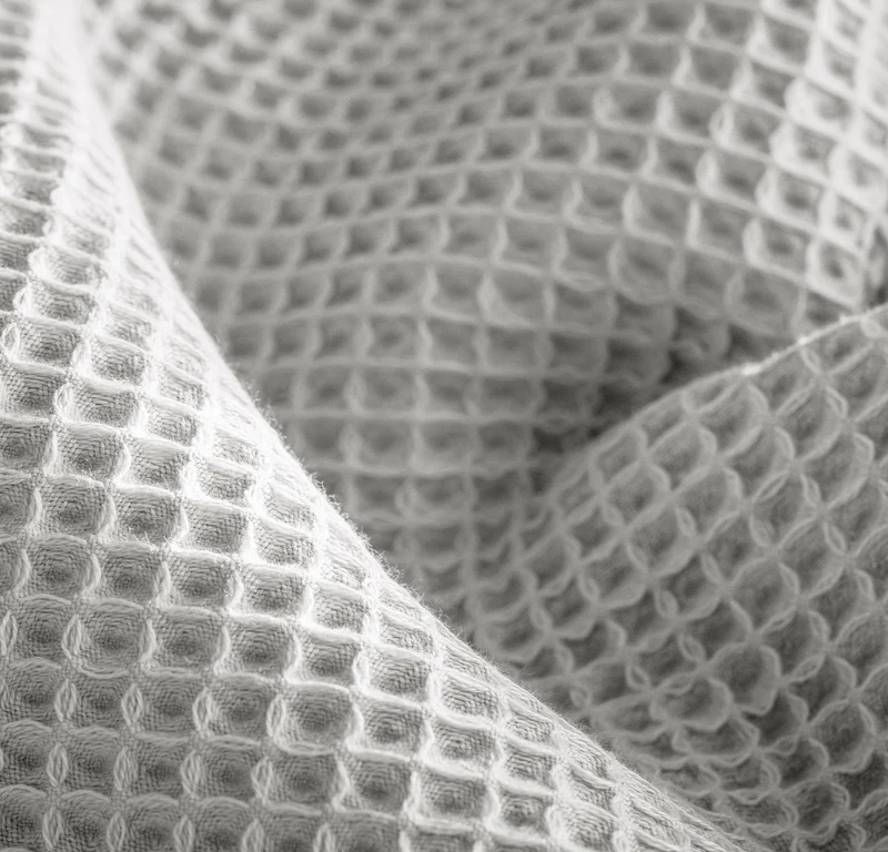 Waffle Fabric Swatch - Mist