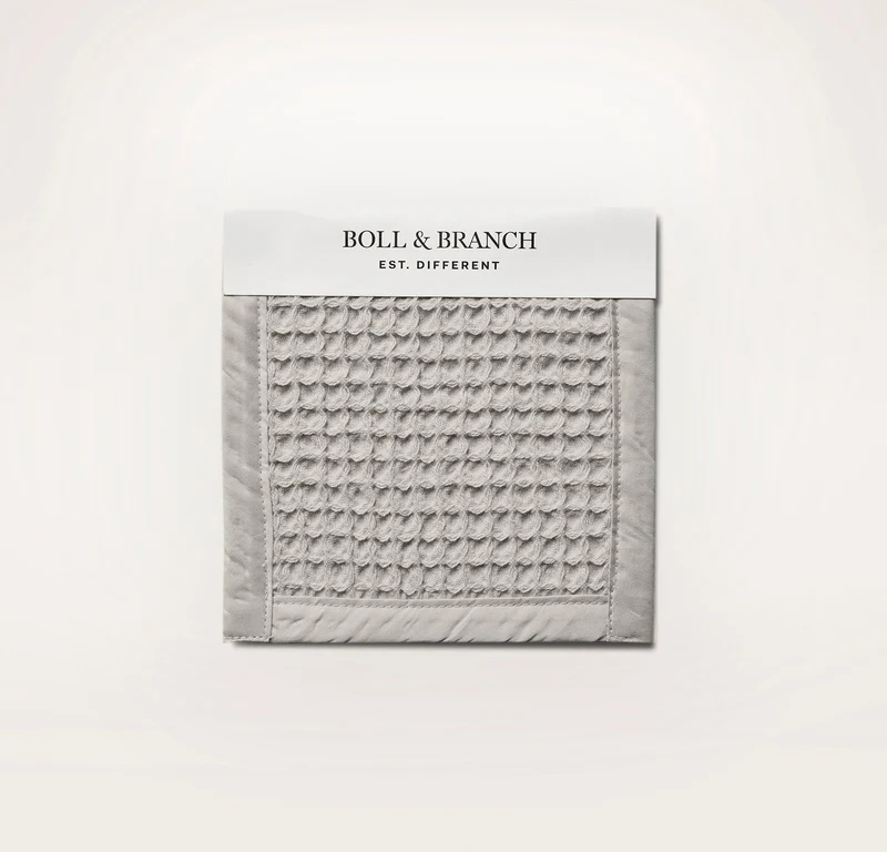 Waffle Fabric Swatch - Pewter
