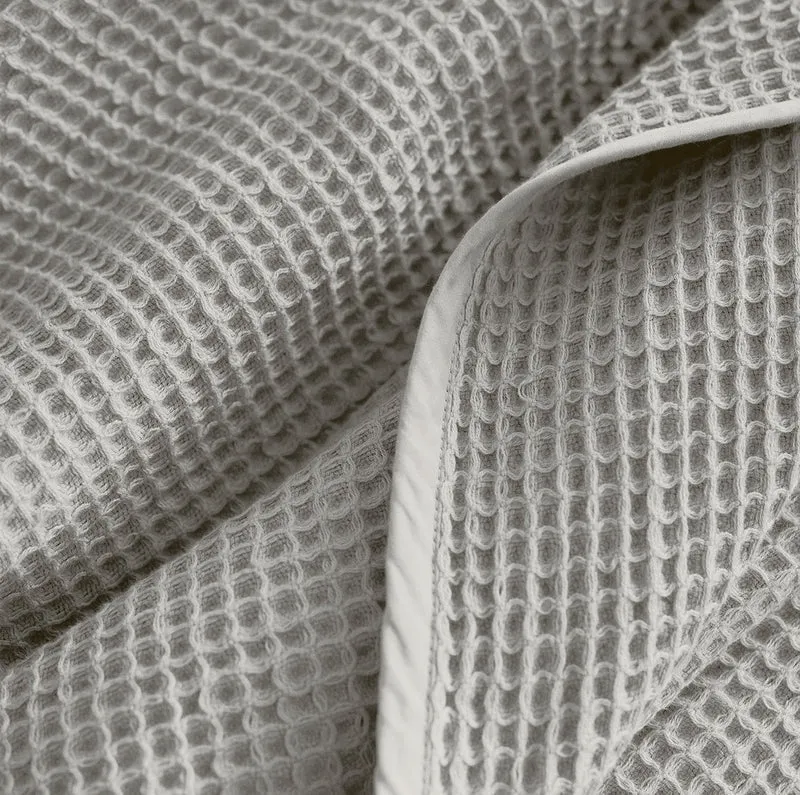 Waffle Fabric Swatch - Pewter