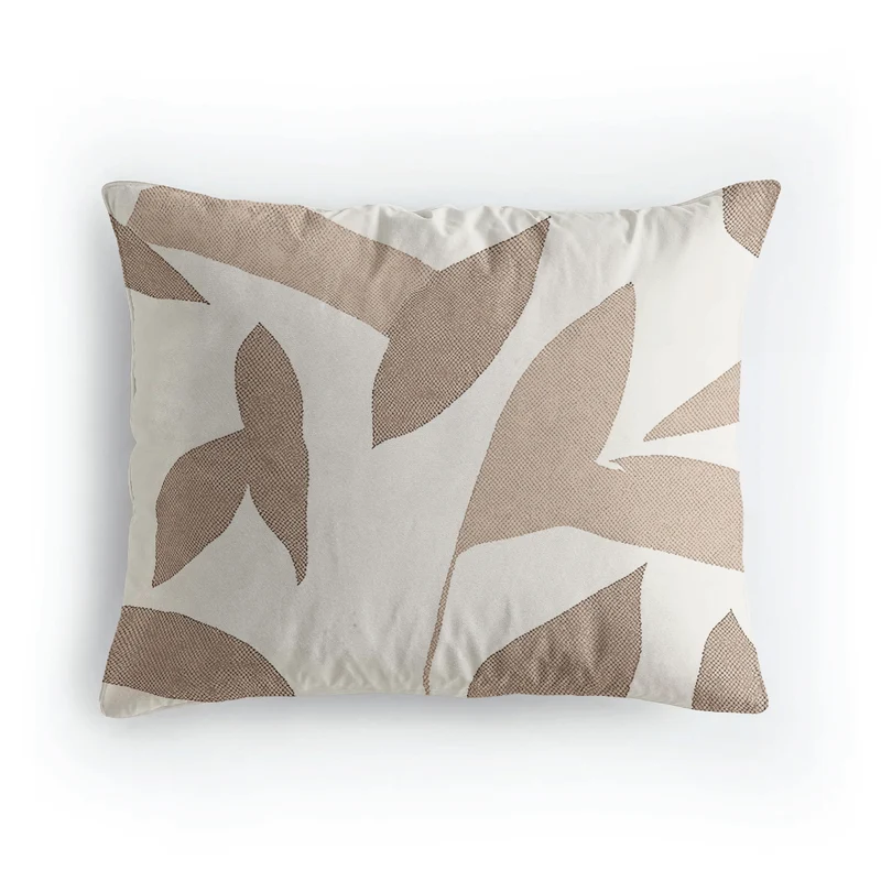 Zelesta Pure Design Baumwolle Kissenbezüge Set von 2 - Beige Autumn