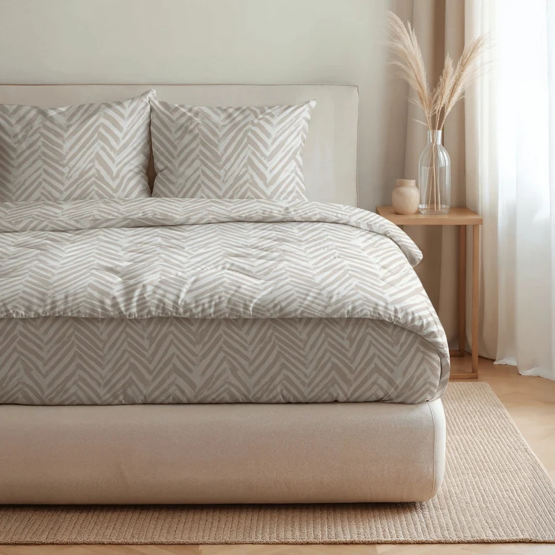 Zelesta Pure Design Baumwolle Bettdecke - Ethnic Cream