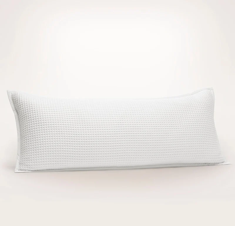 Waffle Pillow Cover - White