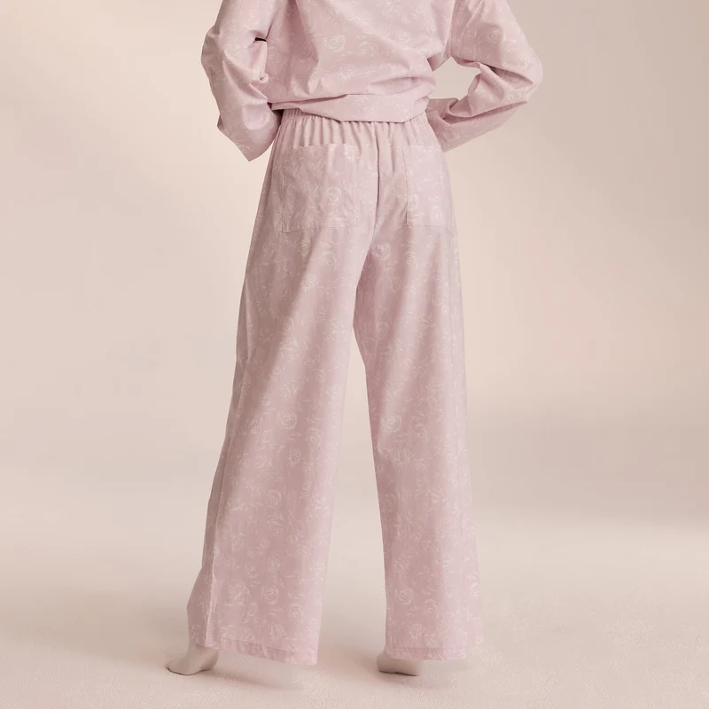 Katoenen Pyjamabroek - Lila