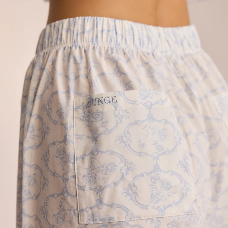 Katoenen Pyjamabroek - Blauw