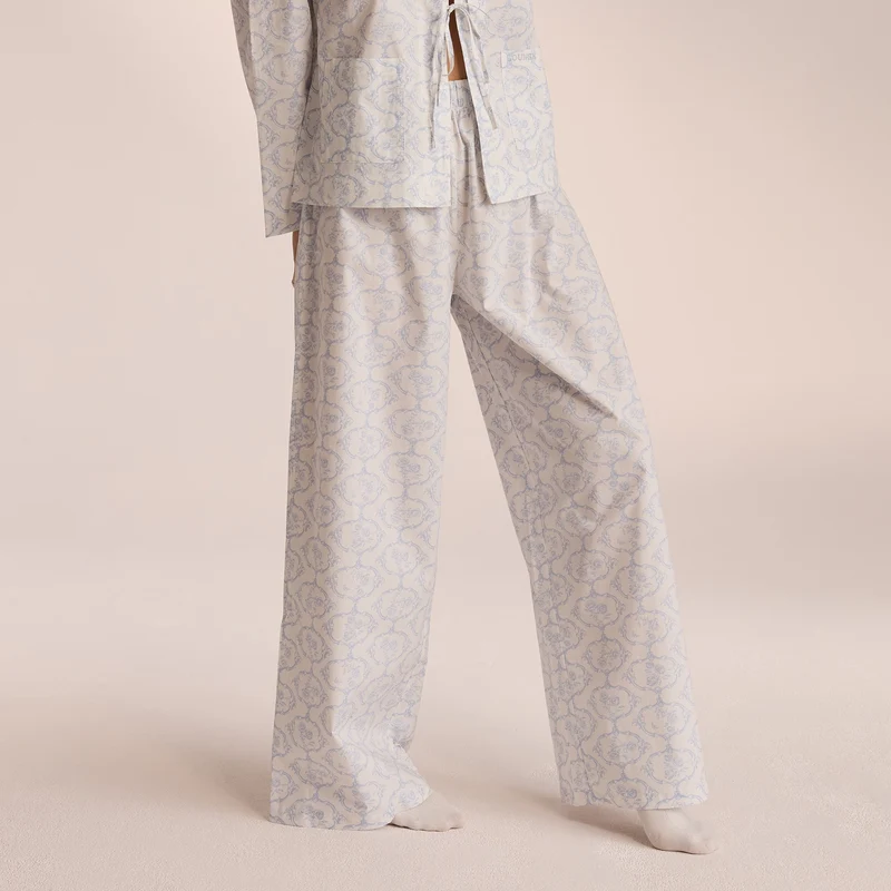 Katoenen Pyjamabroek - Blauw
