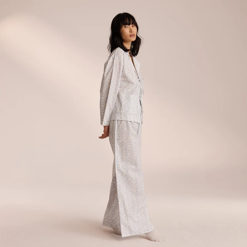 Katoenen Pyjamabroek - Blauw