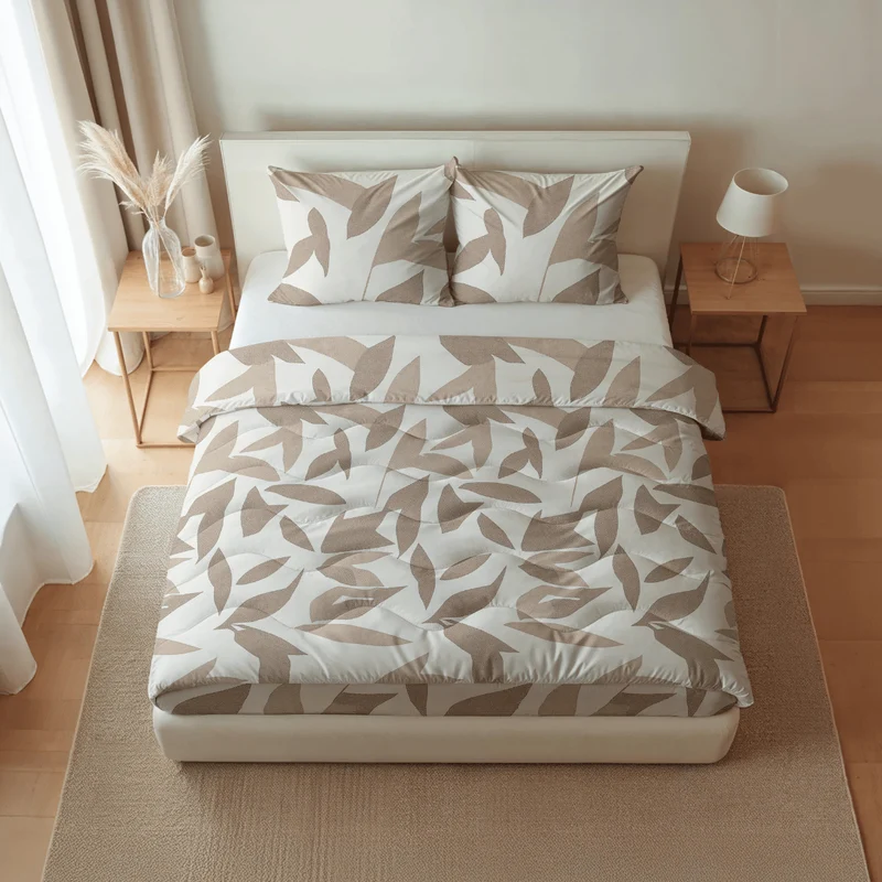 Zelesta Pure Design Baumwolle Bettdecke - Beige Autumn