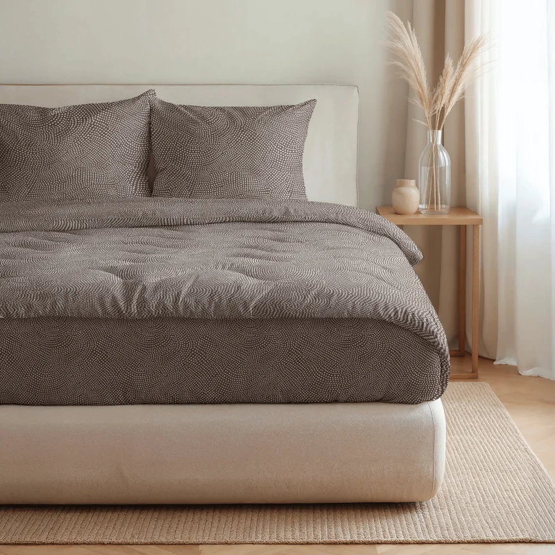 Zelesta Pure Design Baumwolle Bettdecke - Brown Animal