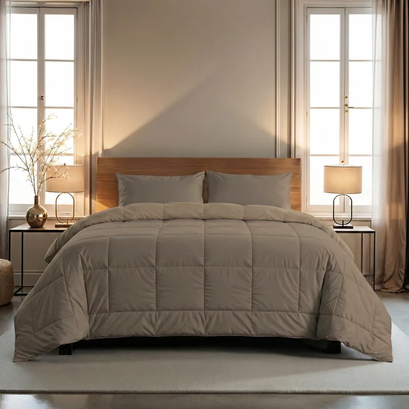 Zelesta Comfort Uni Bettdecke – Naturtaupe