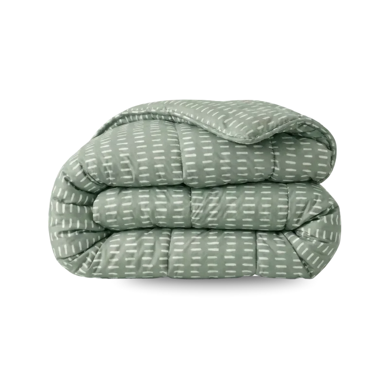 Zelesta Comfort Design Bettdecke - Olive Stitches