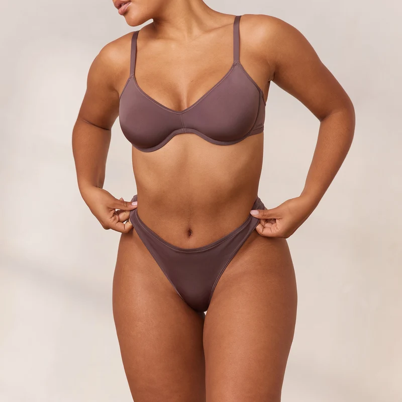 Barely There Plunge BH - Paarsbruin