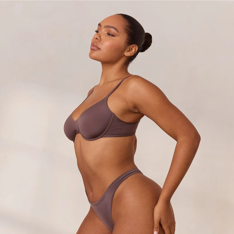 Barely There Plunge BH - Paarsbruin