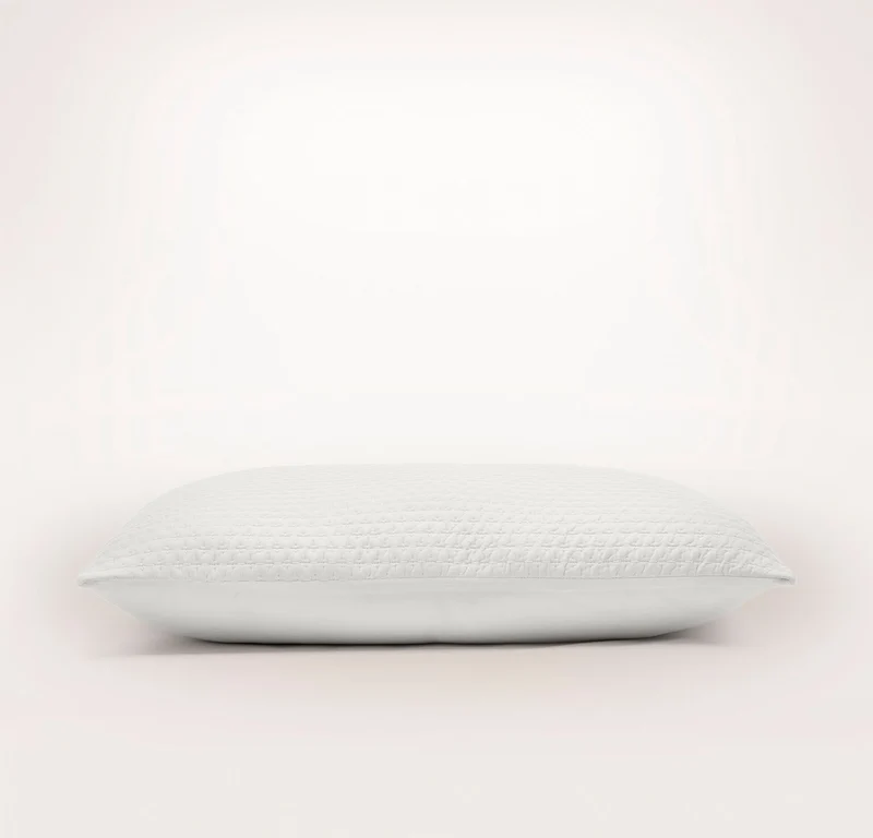 Signature Textured Stitch Quilted Sham - White