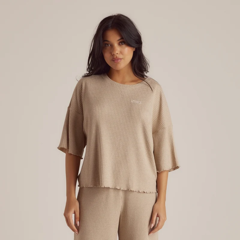 Soft Waffle Pyjama Top - Nerts