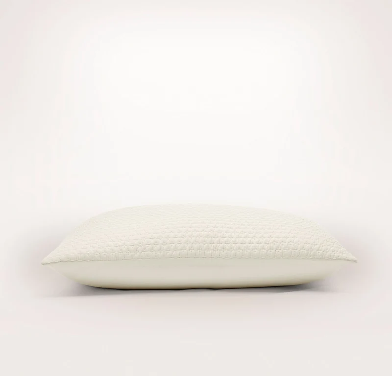 Signature Textured Stitch Quilted Sham - Cream