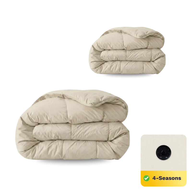 Zelesta Wonderbed 4-Jahreszeiten Double Baumwolle - Desert Sand