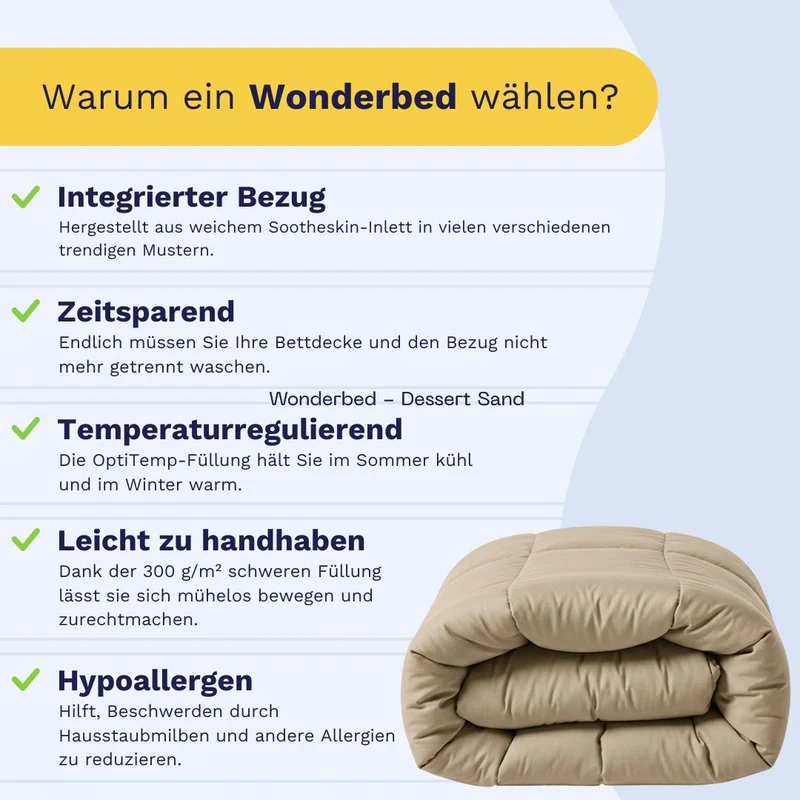 Zelesta Pure Uni Baumwolle Bettdecke - Taupe Blush