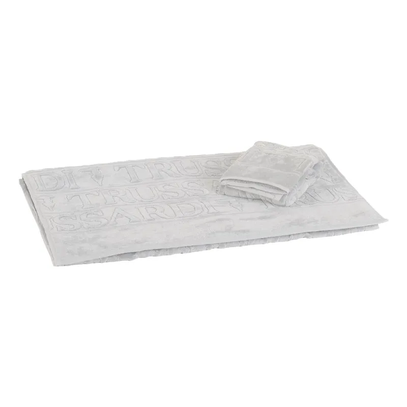 Asciugamano con Ospite overlogo Moderno in Spugna 450 gr/mq
