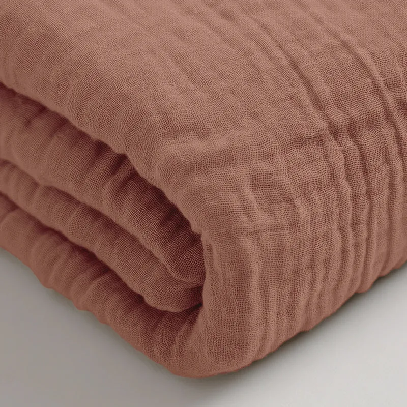 Musselin Spannbettlaken - Dusty-Rose