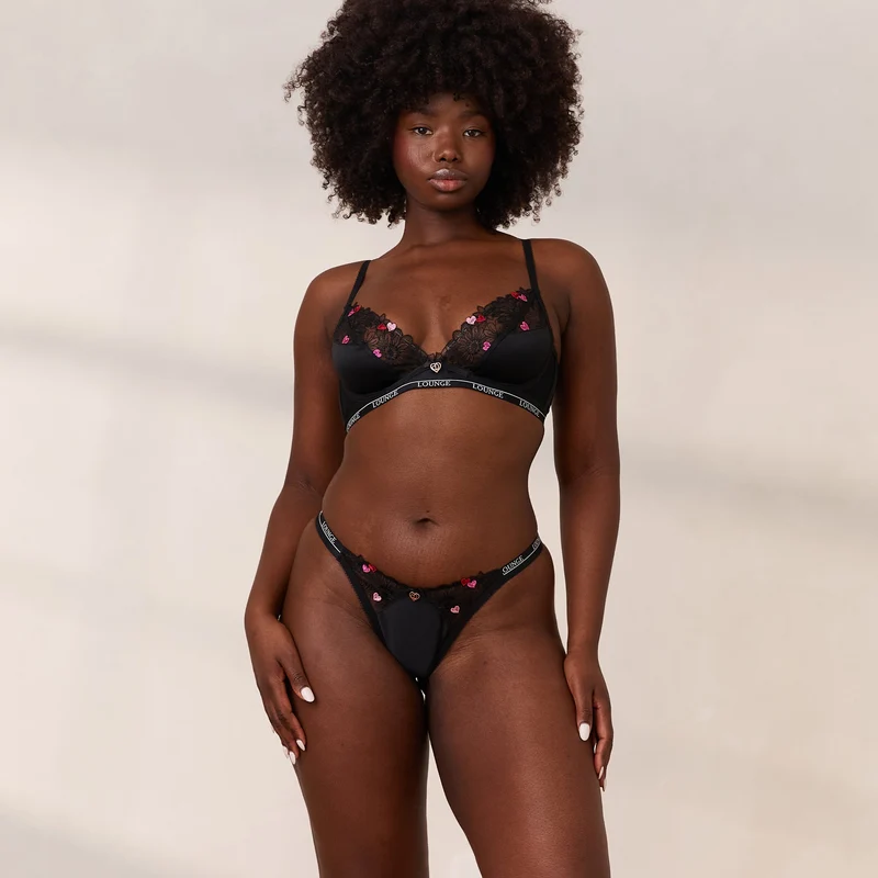 Zalia Plunge BH - Zwart