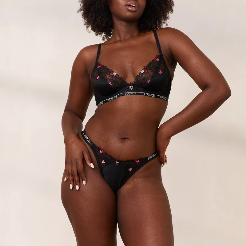 Zalia Plunge BH - Zwart
