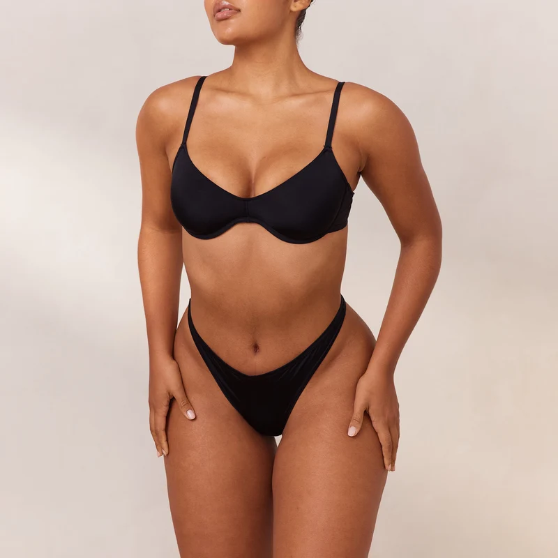 Barely There Plunge BH - Zwart